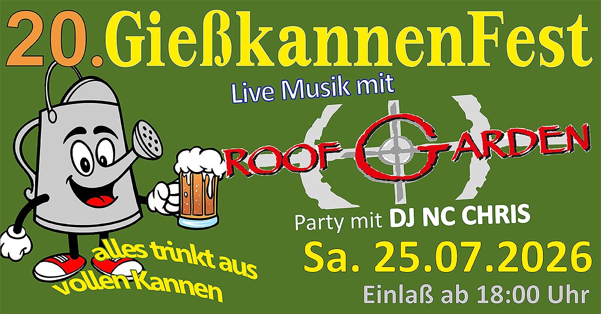 Gießkannenfest 2026